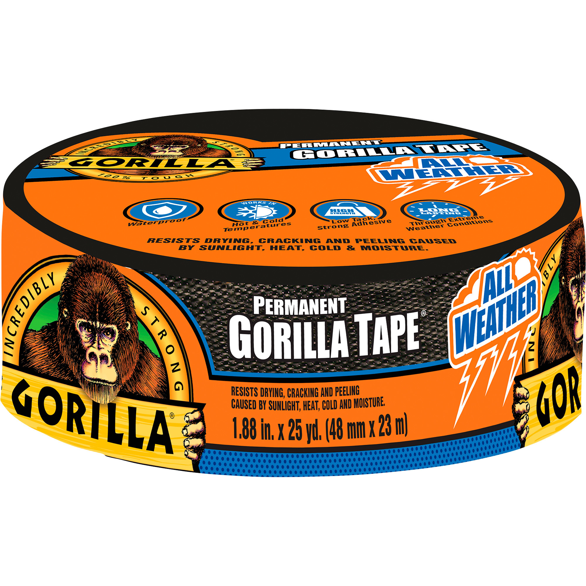 Gorilla Glue All Weather Tape, 1.88in. x 25-Yard Roll